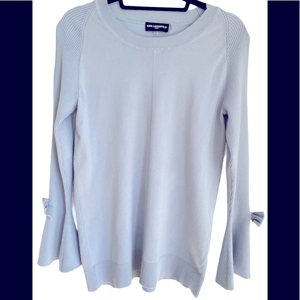 Karl Lagerfeld Sweater in Blue, Sz. Medium